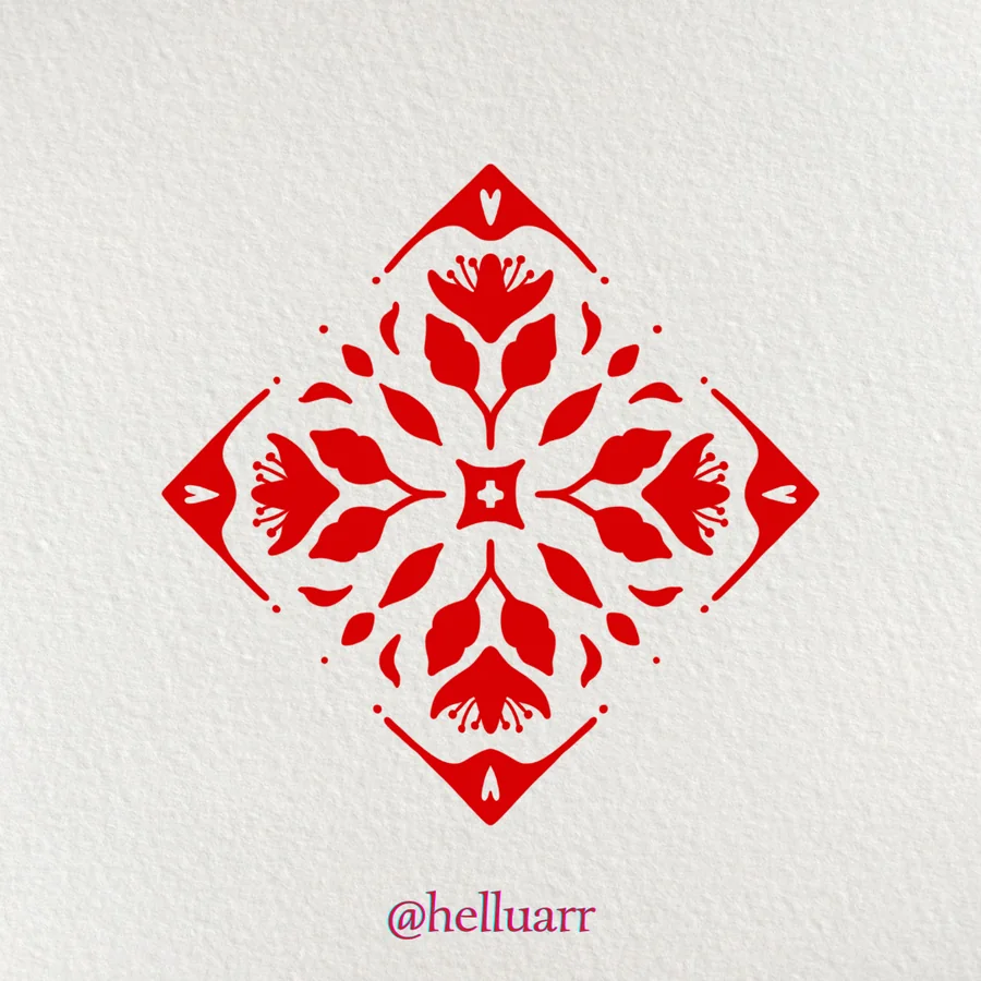 Flash: losango ornamentado